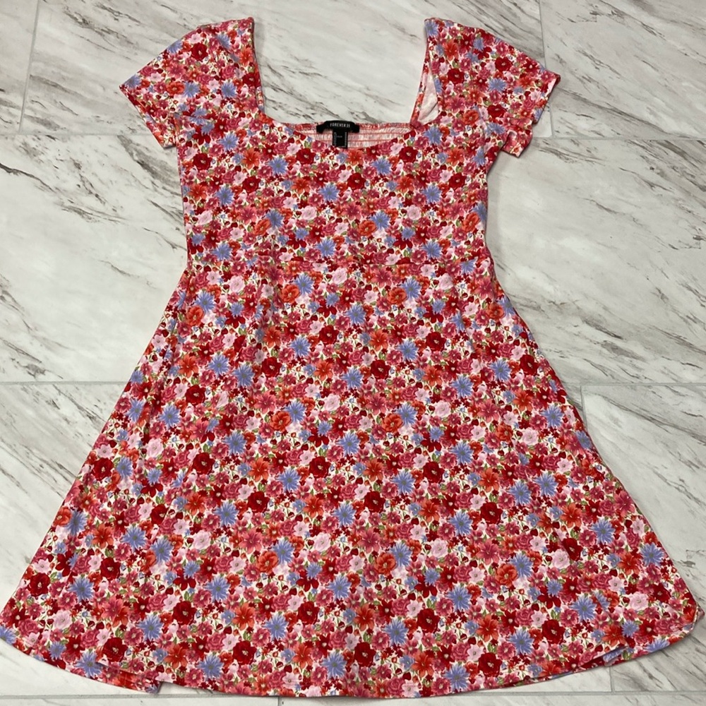 FOREVER 21 A-line Skater Dresss